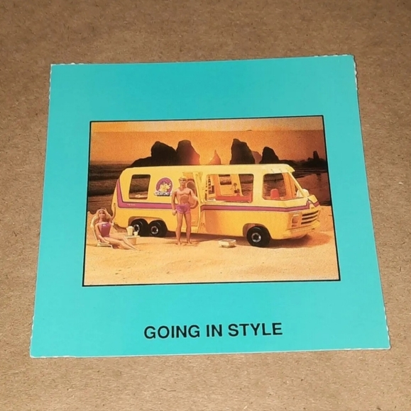 Vintage Barbie Card 1989 Barbie Just Us Girls Game Replacement Piece - Picture 2 of 6